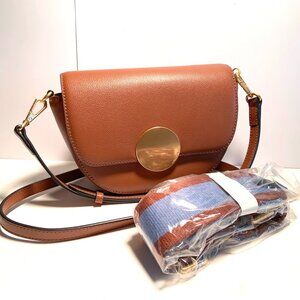 orYANY Lottie Saddle Crossbody Toffee Tan Pristine